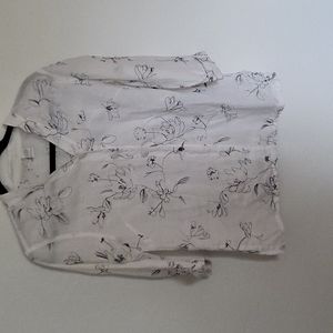 Tweeds 100% Linen Shirt With Embroidery Size Small